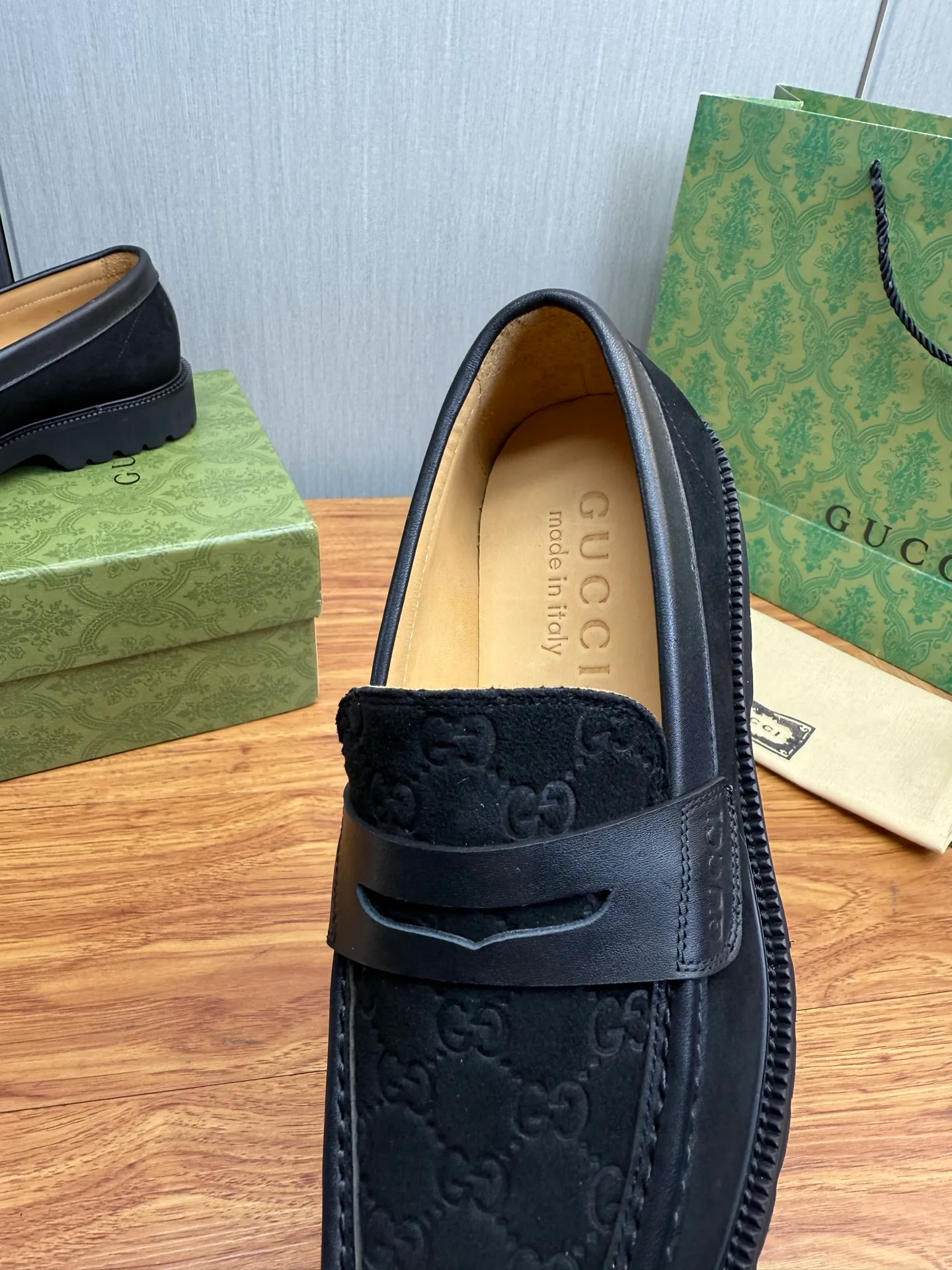 Factory price 580💰 GUCCI. Gucci men's business casual leather shoes, luxurious and noble👞All imported original brand leather materials, just to create a more comfortable wearing experience, upper: original cowhide. Frosted cowhide➕Imported full cowhide, original outsole✔️16-45 (45 non-refundable)